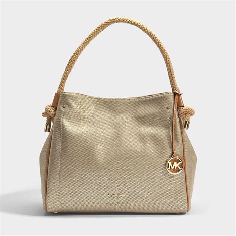 canvas michael kors bucket bag|michael kors large grab bag.